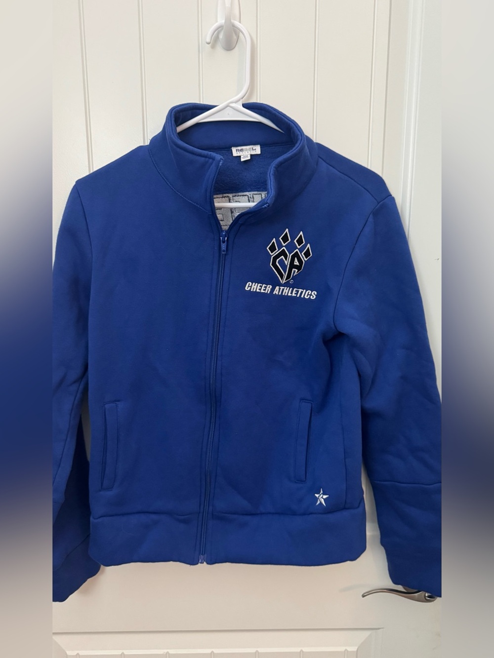 Cheer Athletics Rebel Athletic Full Zip Jacket Royal Blue Adult Medium A